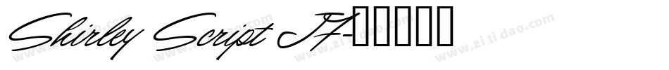 Shirley Script JF字体转换